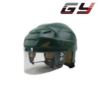 Green ABS Outer Shell Cute Mini Ice Hockey Helmet With Visor